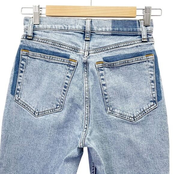 Abercrombie & Fitch Ultra High Rise Ankle Straight Jean Light Wash Size 24 | 00 - Picture 8 of 12